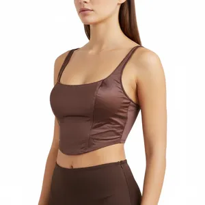 Victoria's Secret Pink SATIN LIGHTLY LINED CORSET TOP thumbnail 3