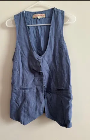 FLAW Free People Millie Vest Size XS thumbnail 1