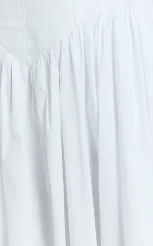 Showpo New Beckett Midi Dress Scoop Neck Drop V Waist Gathered Dress Size Medium thumbnail 5