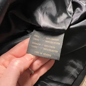 VTG 90s Siena Leather‎ Jacket Womens 12 Black Soft Leather Button Down Biker y2k thumbnail 7