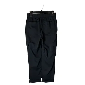 Gap Cargo Pants Women Small Black Elastic Waist Broken Twill Utility Streetwear thumbnail 3