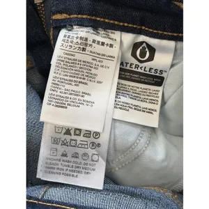 Levi‎ Strauss Skinny Denim Overalls Womens Size 24 Dark Wash Stretch Y2K Cotton thumbnail 8