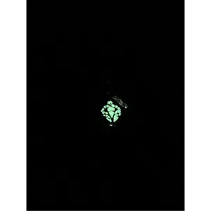 Silver Tone Tree Cage Box Glow in the Dark Necklace thumbnail 6