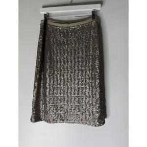 J Jill Sequin Pencil Skirt Women's Petite Size M Silver Sequin Elastic Waist NWT thumbnail 2
