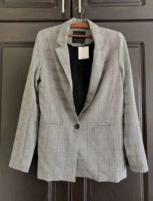 Bershka 70- NWT  Plaid Blazer XS thumbnail 3