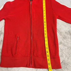 Ralph Lauren Active Red/White Hooded Zip Up Sweater Jacket Women's Size Medium‎ thumbnail 15