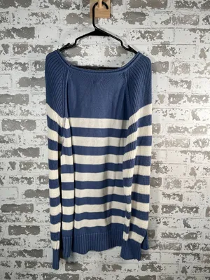 Aerie | women striped rolled neck knitted sweater square neck thumbnail 8