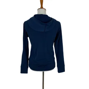 Levelwear Sweater Medium Blue Hooded Pullover Cozy‎ Athleisure Sport Streetwear thumbnail 5