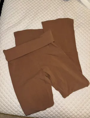 Yoga Pants Brown Size M thumbnail 1