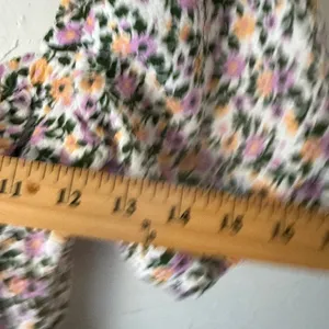 ASOS Floral Puff Sleeve Square Neck Midi Dress‎ Size XS Milkmaid Cottage Midi thumbnail 7