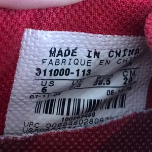 Nike Air Max Red and White SC Women's Shoes Size 6 thumbnail 11