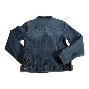 Vintage Carhartt Women's Denim Jacket Indigo Blue Size SP Pockets Light Wash thumbnail 5