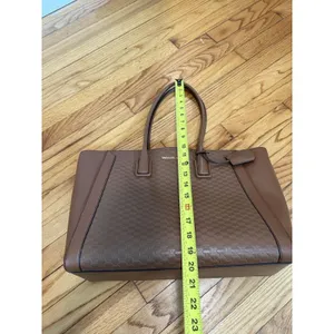 Michael Kors‎ Brown Leather Kali Shoulder Tote Bag Purse thumbnail 11