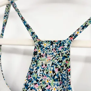 Sage Collective Womens Ditsy Floral Racerback Athletic Active Tennis Dress M thumbnail 6
