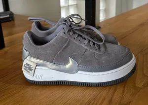 Nike Air Force 1 Jester Low Gunsmoke Grey🖤🩶🤍 thumbnail 1