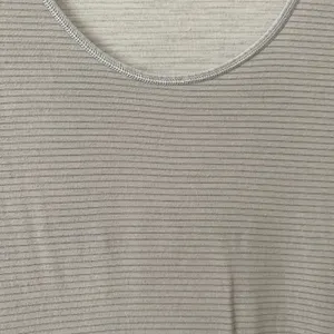 Lululemon S Gray Striped Short Sleeve Scoop Neck T-Shirt Loungewear Dress thumbnail 5