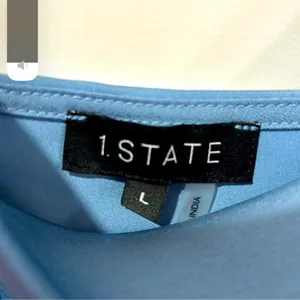 1•State blue tank top with adjustable strings at bottom of both sides (NWT) thumbnail 5