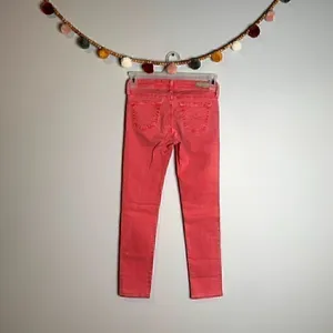 Adriano Goldschmied red acid wash Stevie Ankle jeans thumbnail 3