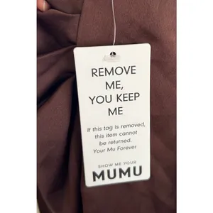 Show Me Your Mumu Jodie Dress in Chocolate Luxe Satin XL NWT thumbnail 6