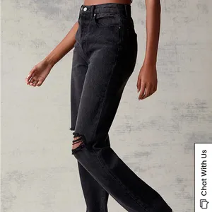 PacSun Black Distressed Dad Jeans thumbnail 4