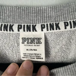 Pink by Victoria’s Secret VS grey crewneck sweatshirt size medium thumbnail 3