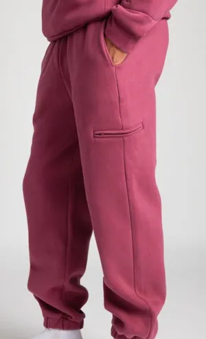 NWT COMFRT DND TRAVEL SWEATPANTS BERRY Medium thumbnail 1