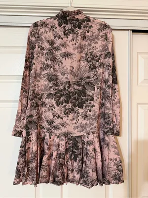 TUCKERNUCK Tate Dress in Lilac Pink Toile thumbnail 5