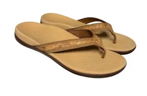 Vionic Tide Platform Sandals Womens 11 Tan Cork Orthotic Arch Flip Flop Shoe thumbnail 1