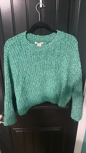 Sincerely Jules green cropped sweater thumbnail 4