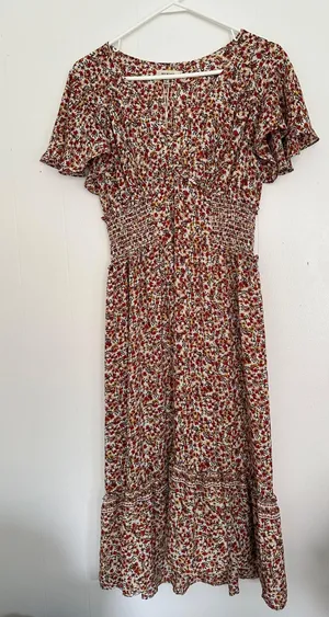 Max Studio Floral Midi Dress thumbnail 1