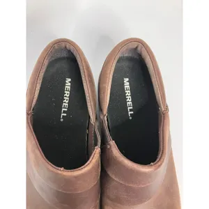 Merrell Encore Q2 Breeze Clogs Womens 6.5 Brown Leather Slip On Comfort J51694 thumbnail 3