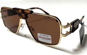 TRUE RELIGION tortoise shell acetate aviator Sunglasses - High Bridge UNISEX thumbnail 1