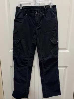 KUHL Women’s Black Hiking Pants Convertible Outdoor Cargo 8 thumbnail 3