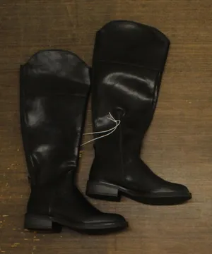 A New Day Womens Sienna Tall Dress Boots 88391443 Black 6.5M thumbnail 1