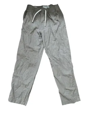 Hollister Linen Blend Pants Size XS Brown Loose Fit Drawstring‎ Casual Pants thumbnail 1