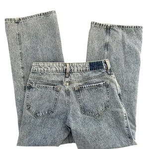 Hollister Low-Rise Medium Wash Baggy Jeans 25X31” Med Wash 100% Cotton Wide Leg thumbnail 4