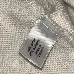 LIVI Lane Bryants Cream Grey Cotton Zip-Up Hoodie sz 18/20 thumbnail 4