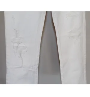 Levi's 501 White Distressed Jeans thumbnail 3