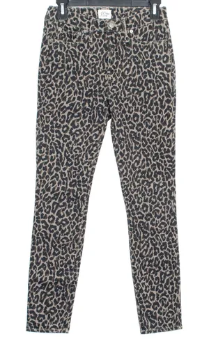 J Crew Womens Jeans 10" High Rise Toothpick Leopard Zip Fly Brown Black 25 ER thumbnail 1