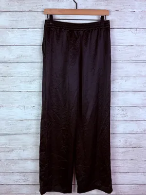 Madewell The Easy Pull-On Pant in Satin Black Size Small thumbnail 6