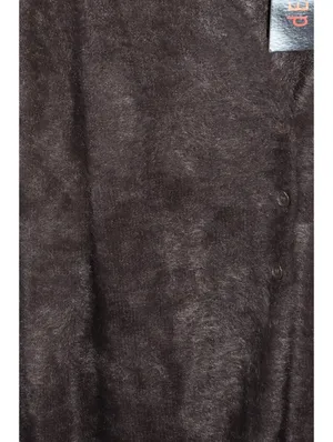 dELiA*s by Dolls Kill Popular Opinion Fuzzy Cardigan NWT Brown Eyelash Knit XXL thumbnail 5