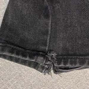 Vintage‎ Riders Classic Black Denim Straight Leg Jeans 28x34 thumbnail 5