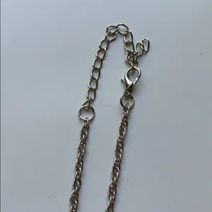 Boho Faux Lapis Long SilverChain Pendant Necklace thumbnail 3