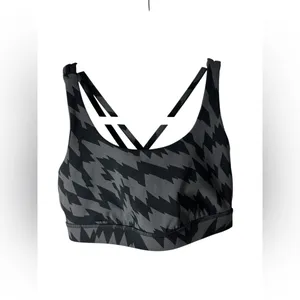 Lululemon Energy Bra Medium Support B–D Cup Voltage‎ Graphite Grey Black Size 6 thumbnail 3