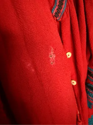 🌵 Free People In The Clear Tunic Dress Embroidered Boho Red Blue‎ Size S ❤️ thumbnail 5