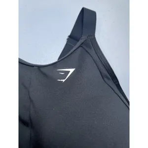 Gymshark High Neck High Support Sports‎ Bra Black Size CR thumbnail 3