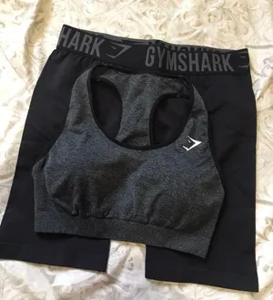 Gymshark Fit Biker Shorts and sports bra thumbnail 1