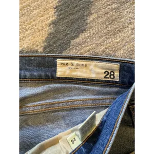 Rag & Bone Dre Capri Jeans Distressed Step Hem Size 28 Made in USA thumbnail 3