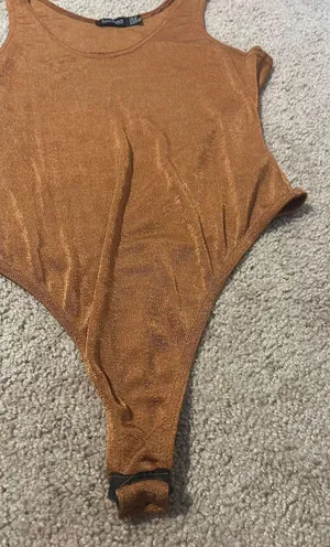 Boohoo Rust Colored Body Suit thumbnail 2