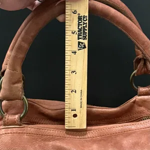 MONI MONI Cinzia Moniaci Brown Italian Leather Studded Splendor Tote Satchel Bag thumbnail 10